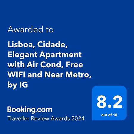 Lisboa, Cidade, Elegant Apartment With Air Cond, Free Wifi And Near Metro, By Ig מראה חיצוני תמונה